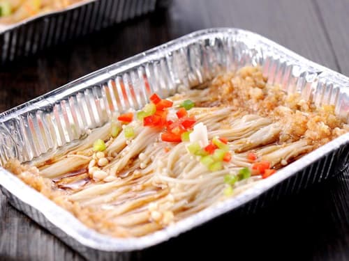 天涯锡纸烤金针菇